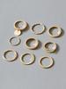9pcs Retro Fashion Gold Twist Ring Set Elegant Geometry Finger?Ring Women Jewelry Accessories Gift