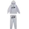 Streetwear Hooded Sweatshirt Set Loose Fit Embroidery Winter Casual Top Youth