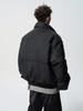 Men's American-Style Winter Warm Cotton Jacket, Loose Fit, Short PU Leather, Padded, Niche Design.