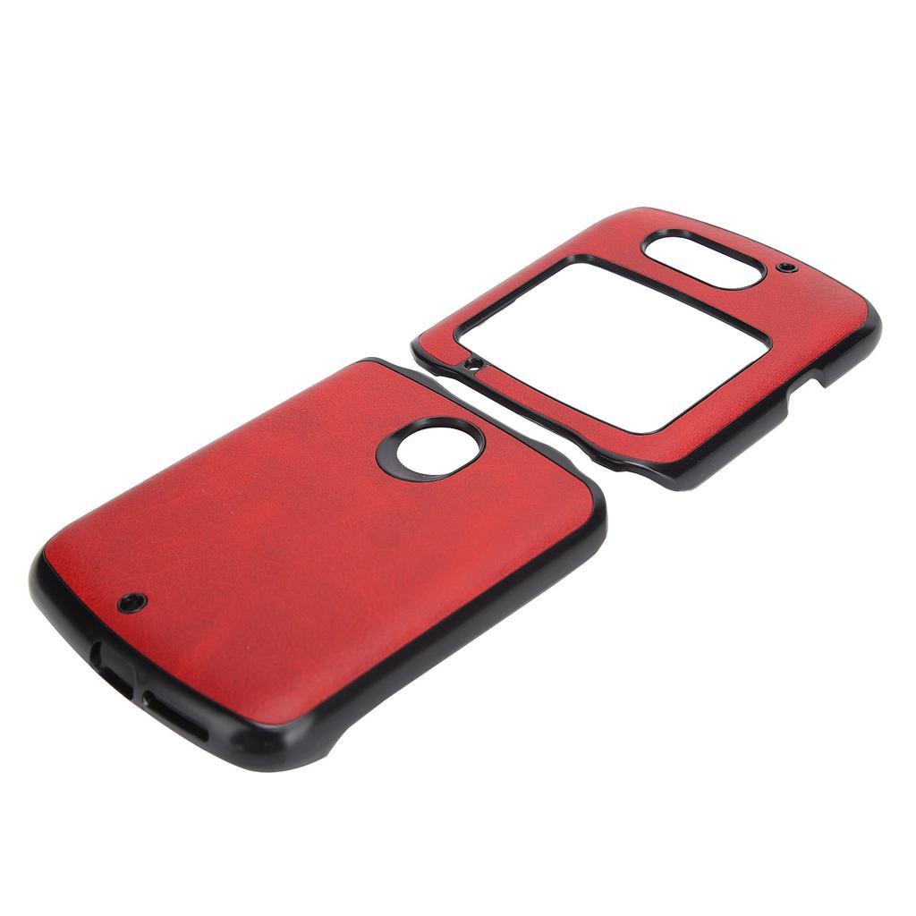 Ochranné pouzdro na mobilní telefon Nárazuvzdorný kožený kryt na telefon Skořepina pro Razr 5G 2020