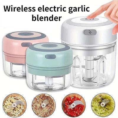 100ML/250ML Mini Elektrikli Sarımsak Ezici USB Şarjlı Taşınabilir Mutfak Sebze Ezici Sağlam Dayanıklı Mutfak Gıda Doğrayıcı