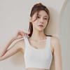 Solid Color I-shaped Sports Bra Anti-shake Design Yoga Underwear  Running