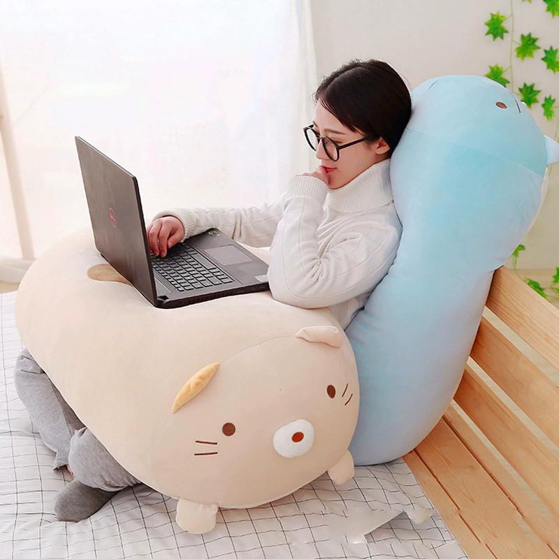 Sumikkogurashi Animal Plush Cat Toy With Soft Short Pile For Kids Bedroom Decor
