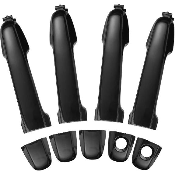 4 PCS Exterior Door Handle Set, Compatible with 2012-2017 Toyota Camry, Front Left Right Rear Driver Passenger Side, Replaces# 6921106090