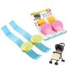 2-Pack Multifunctional Bib Clips for Infant Strollers - Mother & Baby Accessories