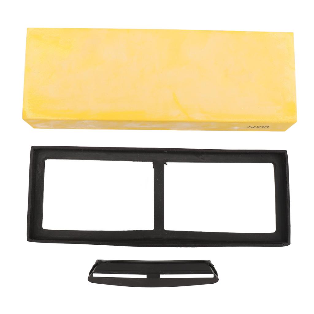 Knife Sharpening Stone Aluminum Oxide Micro Powder Whetstone Knife Sharpener with Anti Slip Base