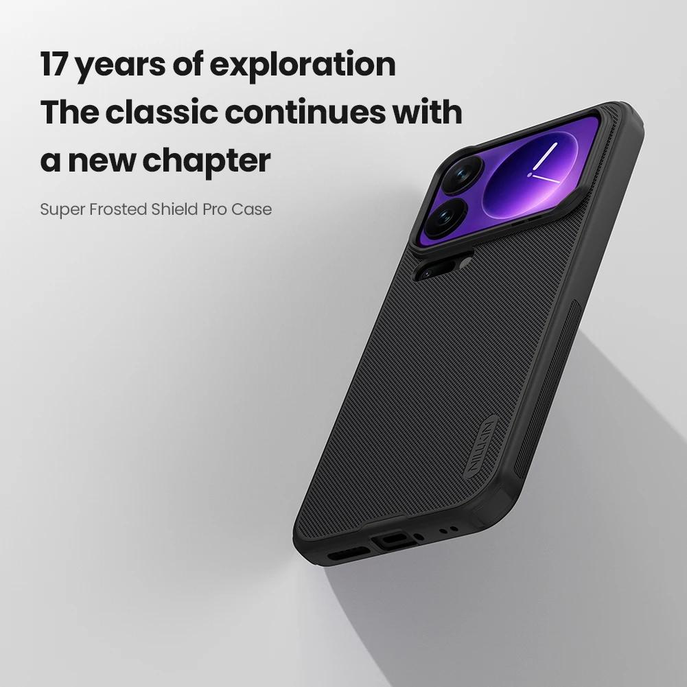 Para Xiaomi Mi 17 Pro Max / 17 Pro 5G Funda Nillkin Super Frosted Shield Ultra-Fina Dura PC Trasera Mate Protección 360 Fundas