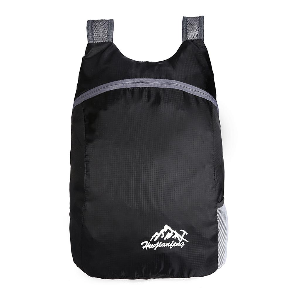 Folding Backpack Waterproof Polyester and Breathable Shoulder Strap Light Portable Travel Bag