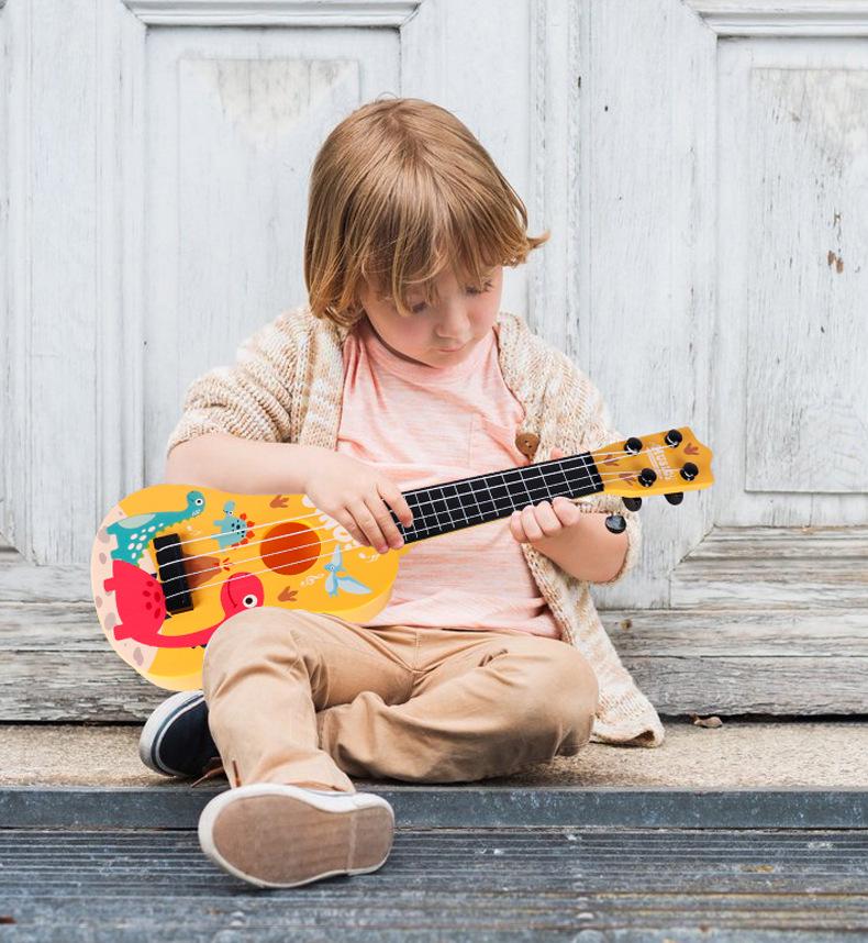 Child's Mini Toy Guitar - Playable Simulation Ukulele Instrument