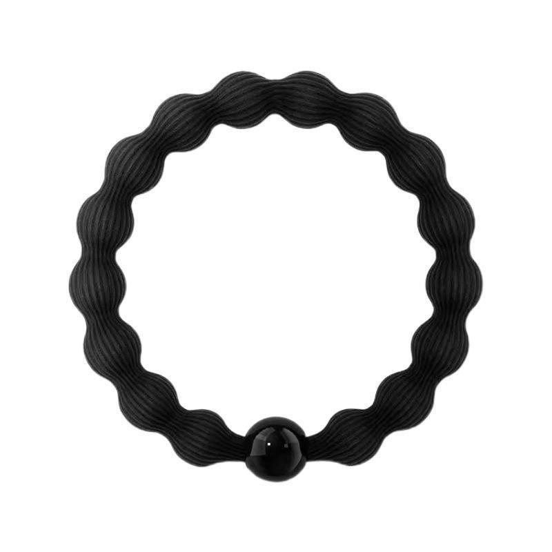 

Женская эластичная прочная минималистичная повязка для волос с гороховым узором 1PC чёрный