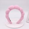 1pcs Fashion Microfiber Washing Wristbands Scrunchies Puffy Headband Spa Bubble Headband for Washing Face Makeup Shower Skincare