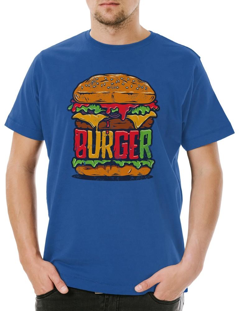 

Burger Men s T-Shirt Grilling Barbecue Grill Chef Master Burger Bun Cheese 3XL
