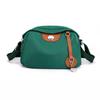 Nylon Women's Waterproof Large Capacity Crossbody Bag Casual Solid Color Messenger Shoulder Bag