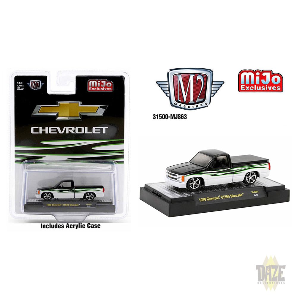 M2 MACHINES 164 Scale MiJo Limited Edition 1999 Chevrolet Silverado C1500 Silverado Custom 31500-MJS63