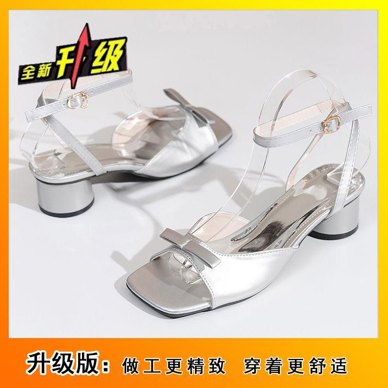 Baotou sandals women's skirt small fragrant Mary Jane high heels summer and autumn new thick heel beautiful