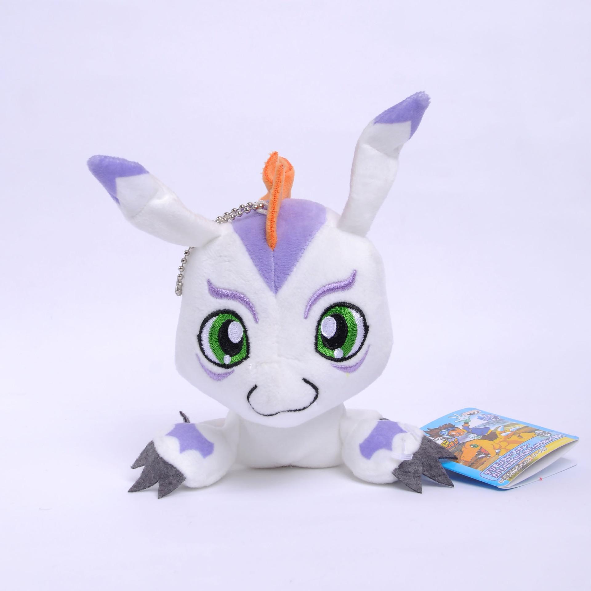 

Digimon Anime Adventure Plush Toys Kids Stuffed Dolls Home Decor Key Pendant белый