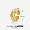 18K Gold-Plated Devil's Eye Ring - Women's Trendy Fashion Jewelry