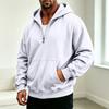 Herren Freizeit Kapuzenpullover mit Vierteltasche für den Alltag