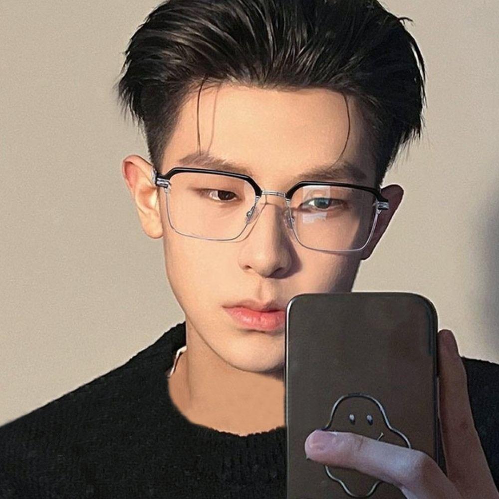 Protection Portable Oversized Eyeglasses Computer Goggles Ultra Light Frame Anti-Blue Light Glasses