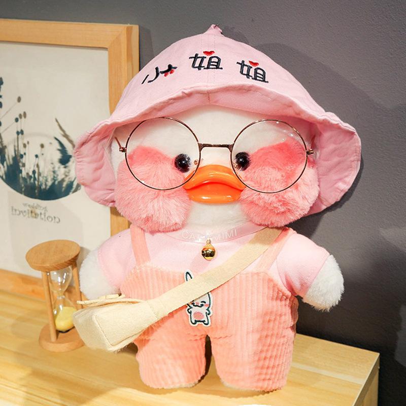Hoodie Hyaluronic Acid Duck Plush Toy Doll Doll Hyaluronic Acid Little Yellow Duck Birthday Gift for Women