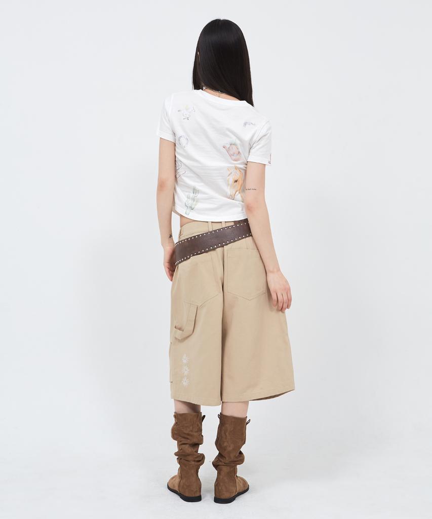 Sekeondeusolteu Pony Archive T-Shirt (White)