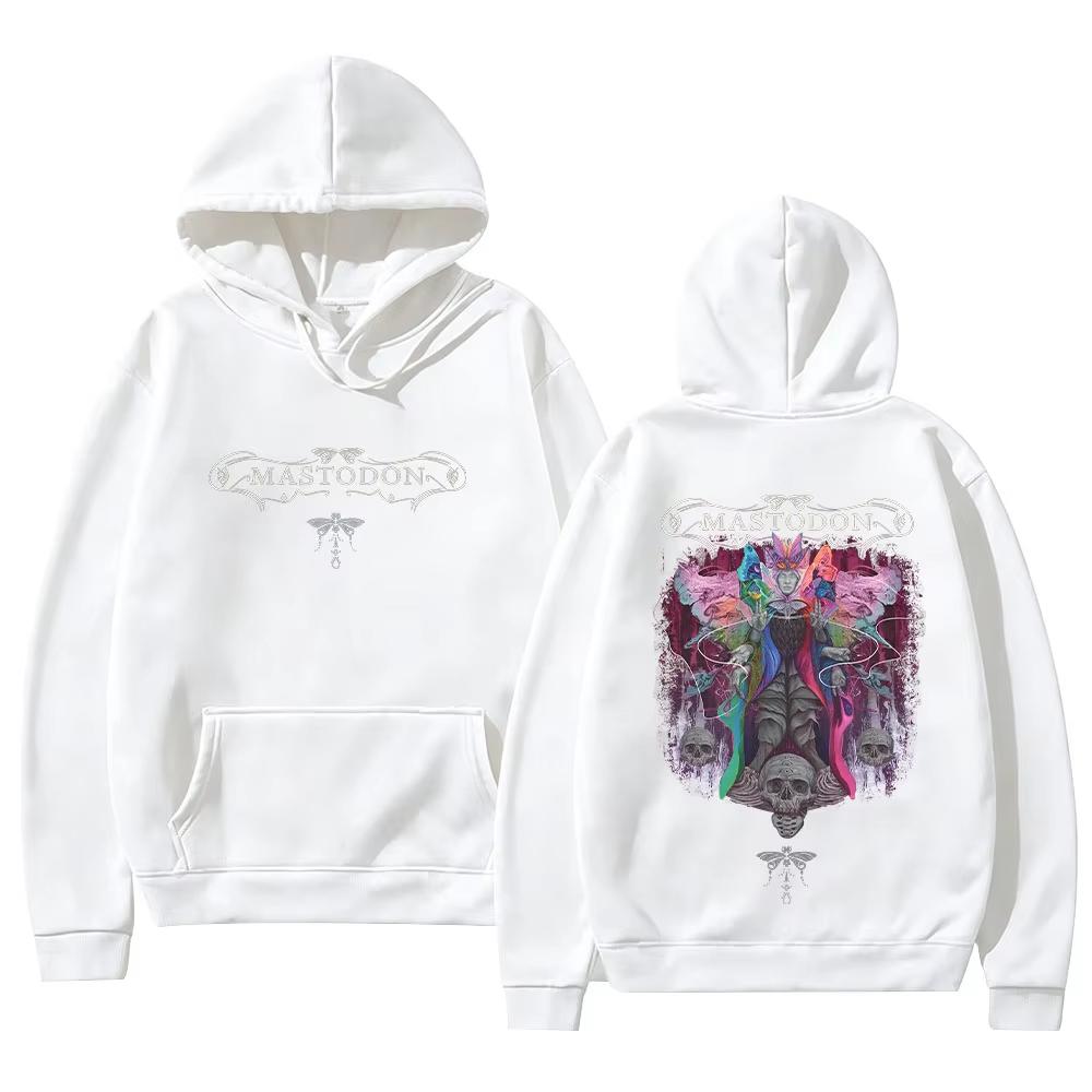 2026 Mastodon Marrow Deep 2026 Album Felpe Band Rock Stampa Vintage Unisex Casual Manica Lunga con Cappuccio Morbido Cotone Felpa Larga Comoda e Versatile