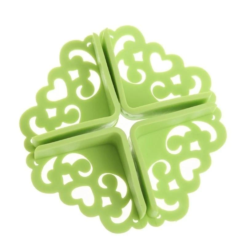 Hollow Flower Safety Corner Protector Desk Table Bumper Edge Guard Cushion Wood Furniture Decoration