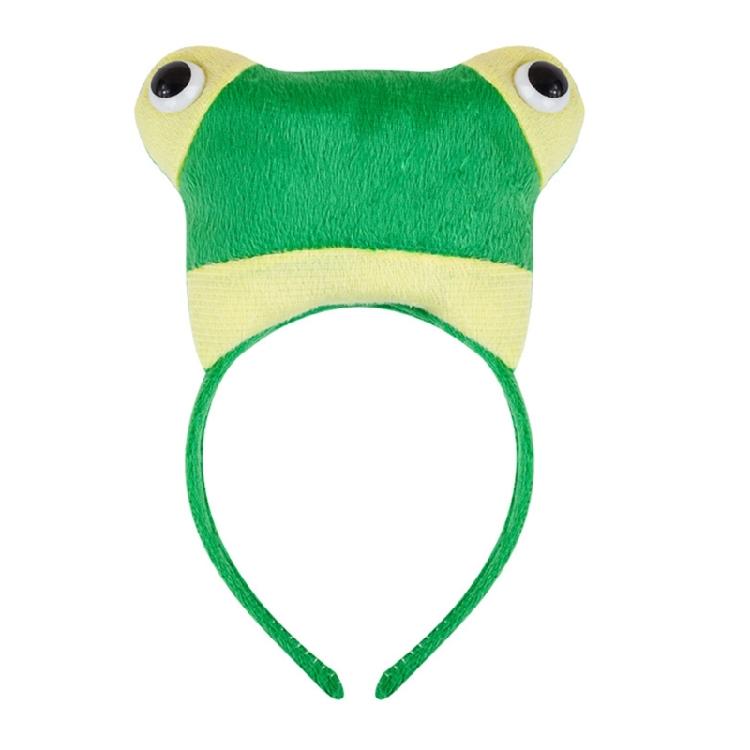Frogs Costume Accessories Set Frogs Ears Headband Tail Bowtie Animal Frogs Costume for Kids Adults