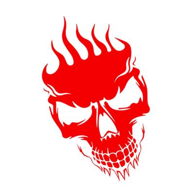 Totenkopf Autoaufkleber, Totenkopf Sticker für Auto, Vista Gedrucktes Totenkopf Design Wasserdicht Reflektierender Aufkleber,