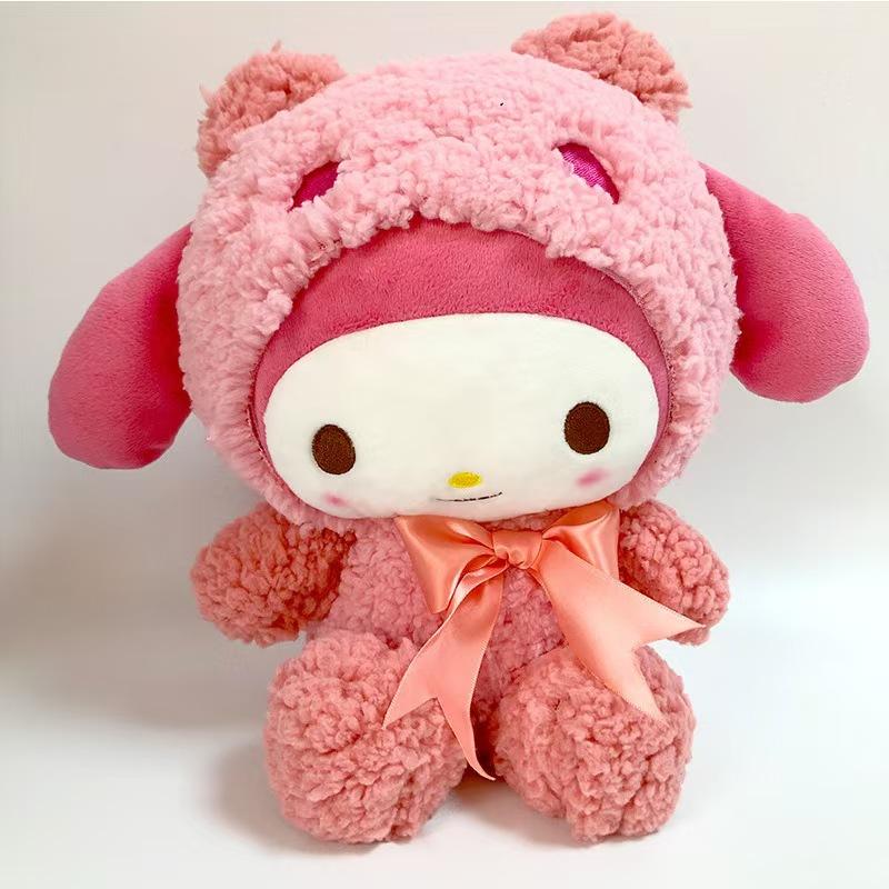 Sanrio Pompompurin Kuropi Plush Toy Stuffed Animal Doll Gift Collection Decoration, Cute Design Soft Comfortable Medium Size