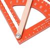Aluminum Alloy Multi Angle Measuring Tool Engraved Scale Carpenter Square Protractor  Woodworking