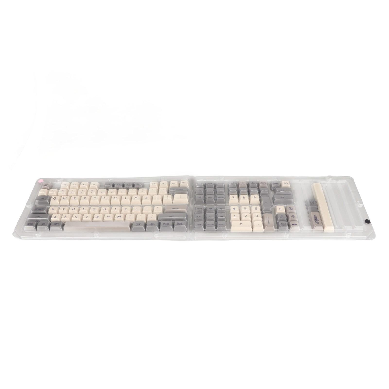 

Механические колпачки для клавиатуры 126 клавиш Невыцветающие PBT Эргономичные Сублимационная печать Английская раскладка 126