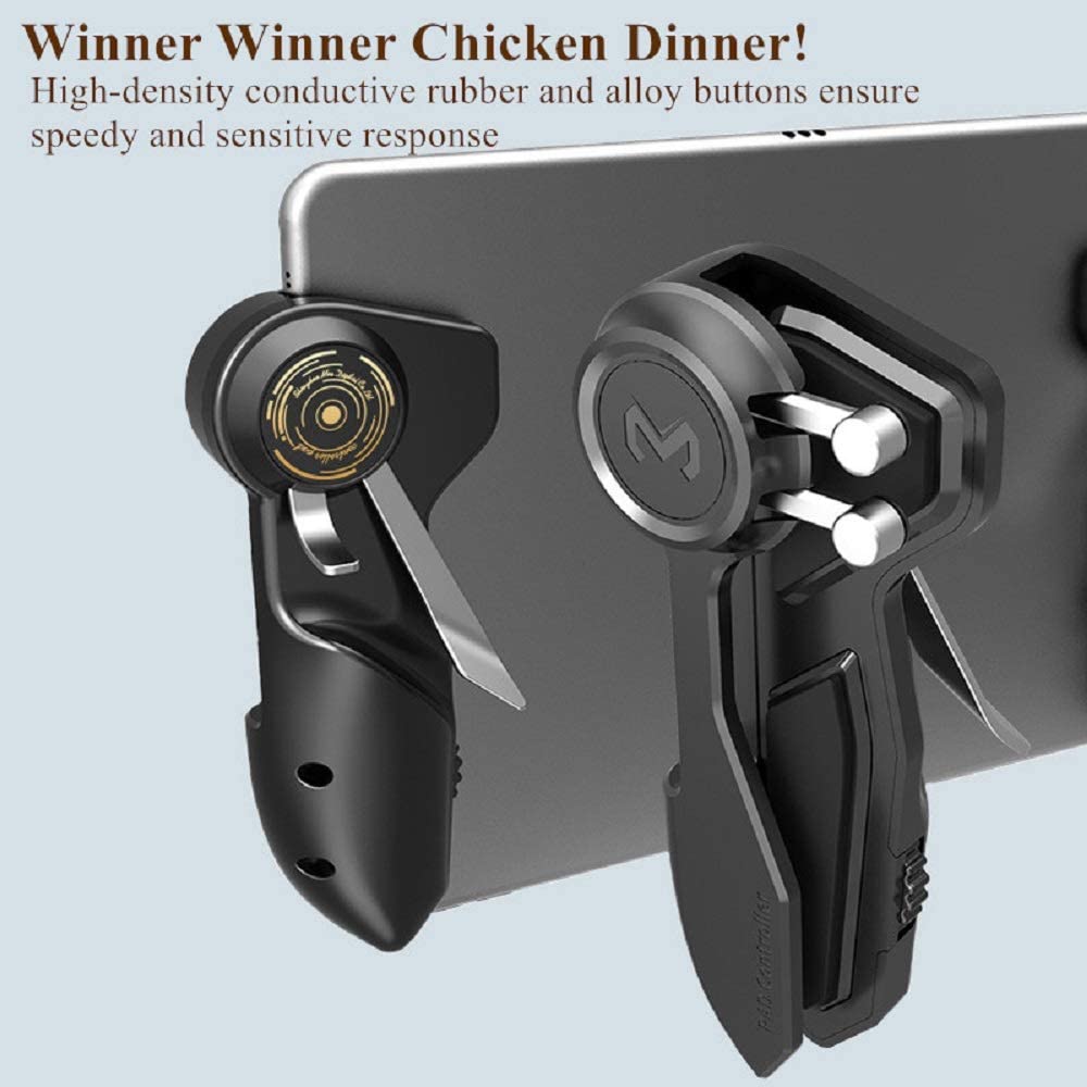 Ipad Trigger PUBG Game Controller Six Finger L1R1 Fire Aim Button Gamepad Joystick For Tablet Smartphone Support 5.5-12.9 in 5