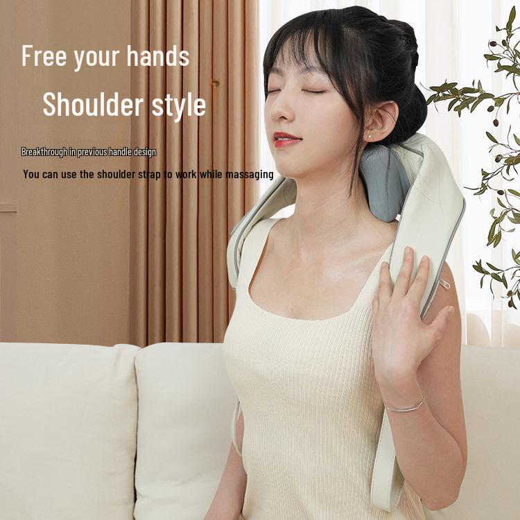Cross-Border Neck and Shoulder Massager with Heating and Kneading Therapy
