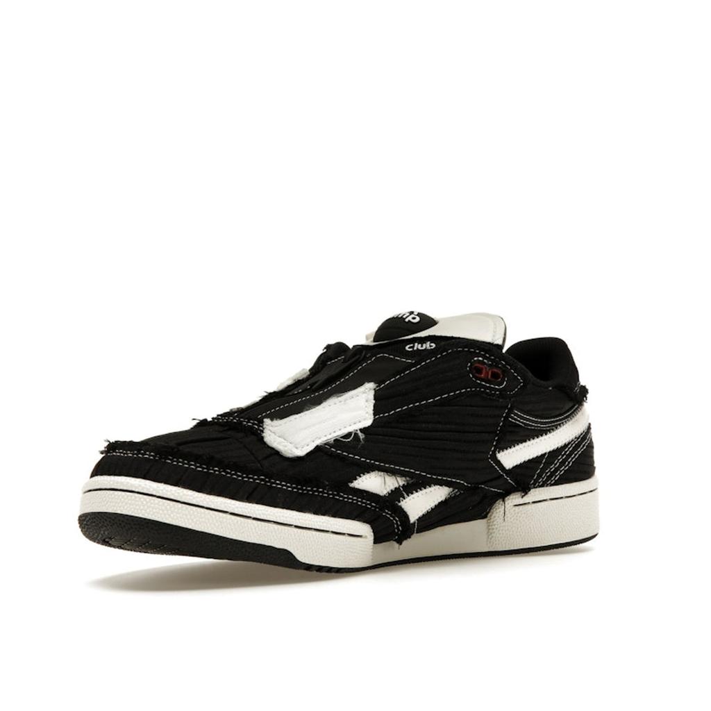 Reebok Market X Club C 85 Pump Black Chalk Unisex Sneakers Core-Black Flash-Red 100069831