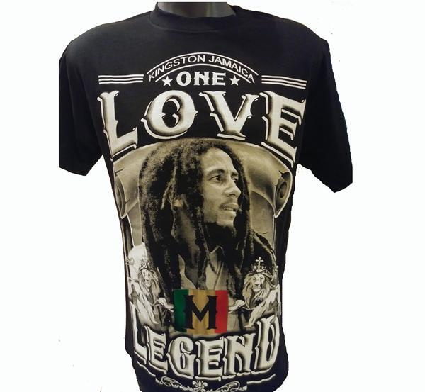 BOB MARLEY LEGENDS T-SHIRT, COLOR BLACK, REGGAE, RASTA, TOSH, WAILERS, JAMAICA Unisex T-Shirt S
