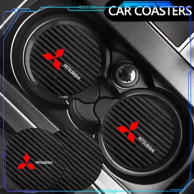 Car Supplies, Car Cup Bottle Holder, Non-slip Mat, Soft   For Outlander Lancer 10 9 ASX RALLIART Eclipse L200 Pajero