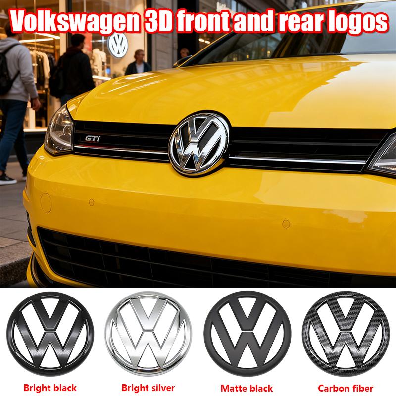 For Volkswagen Volkswagen VW Golf 7 MK7 Front Hood Rear Boot Emblem Cover Trim Logo Badge Sticker Exterior Decoration Car Styling 2013-2017