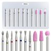 Hard Nail Drill Bits Manicure Tools Professional Grinding Salon Essential Removal Gel Acrylic Nail Drill for Home