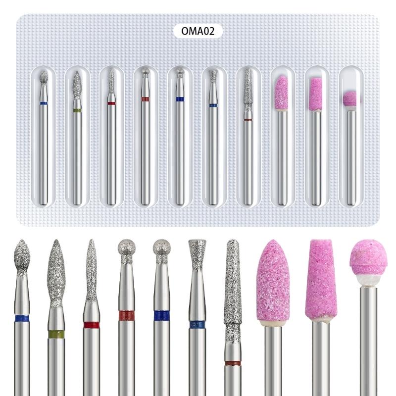 Hard Nail Drill Bits Manicure Tools Professional Grinding Salon Essential Removal Gel Acrylic Nail Drill for Home