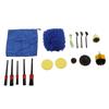 17pcs Auto Detailing Brush Kit Professional Car Detail Cleaning Brush for Wheel Exterior Interior