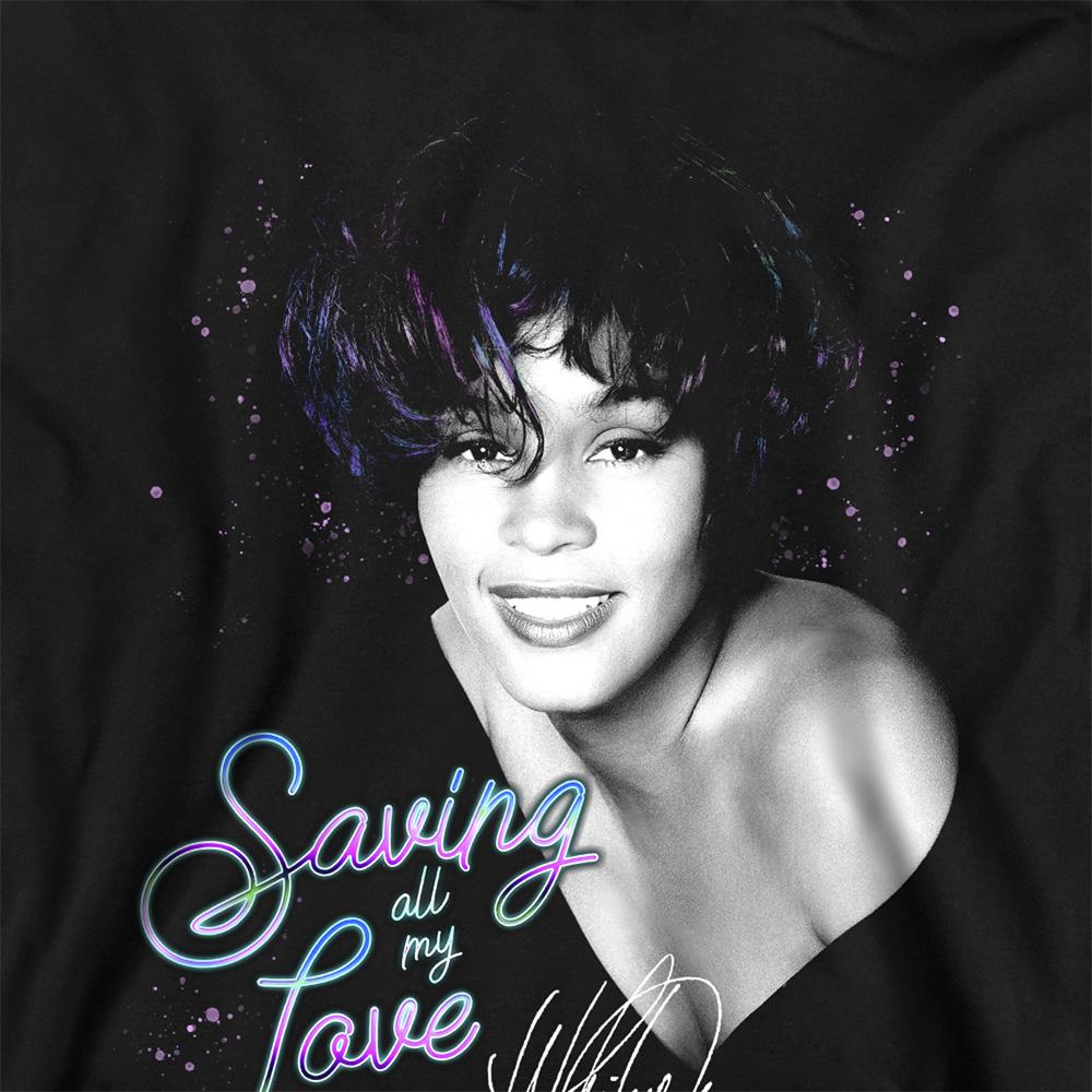 Whitney Houston Childrens/Kids Saving All My Love Heather Pullover Hoodie