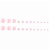 Trendy French White Edge Toenail Stickers - Easy-to-Apply Finished Nail Pieces