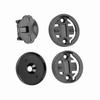 Mountain Road Bike Computer Holder Stem Top Cap Stopwatch GPS Speedometer Mount (Black)