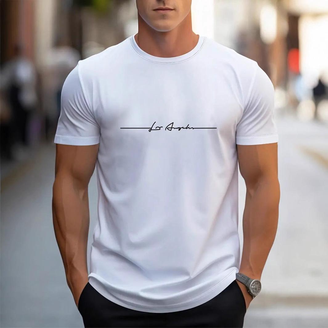 

Летняя мужская футболка с 3D-принтом, спортивная одежда, простая, с коротким рукавом, цифровая печать 5XL