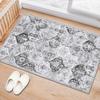 Lahome Moroccan Machine Washable Rugs for Living Room, Rug for Bedroom Non-Slip Vintage Trellis Ultra-Thin Throw Carpet for
