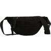 Adjustable Wide Strap Canvas Fanny Pack Multi Zipper Pockets, Large Crossbody Waist Bag for Women Travel Daily Outdoor Walks