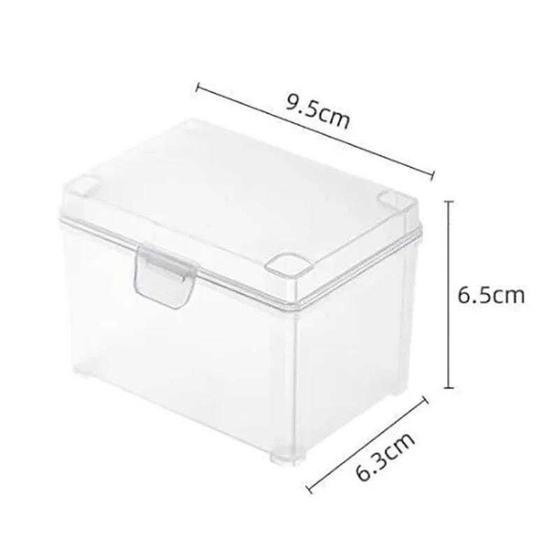 Transparenter Idol-Foto-Aufbewahrungskoffer aus Kunststoff für Kpop-Alben, Fotokarten, kleine Kartensammlung, Organizer, Fotokartenhalter-Box