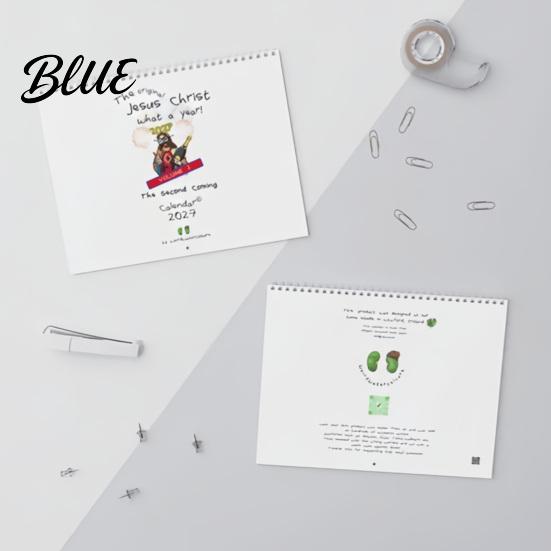 Creative Wall Art Daily Record Grid Monthly Calendar Large 2027 Funny Planner Humor Journal Desk
