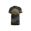 T Shirts Men's Black Crew Neck Moderate Straight Fit DU0907